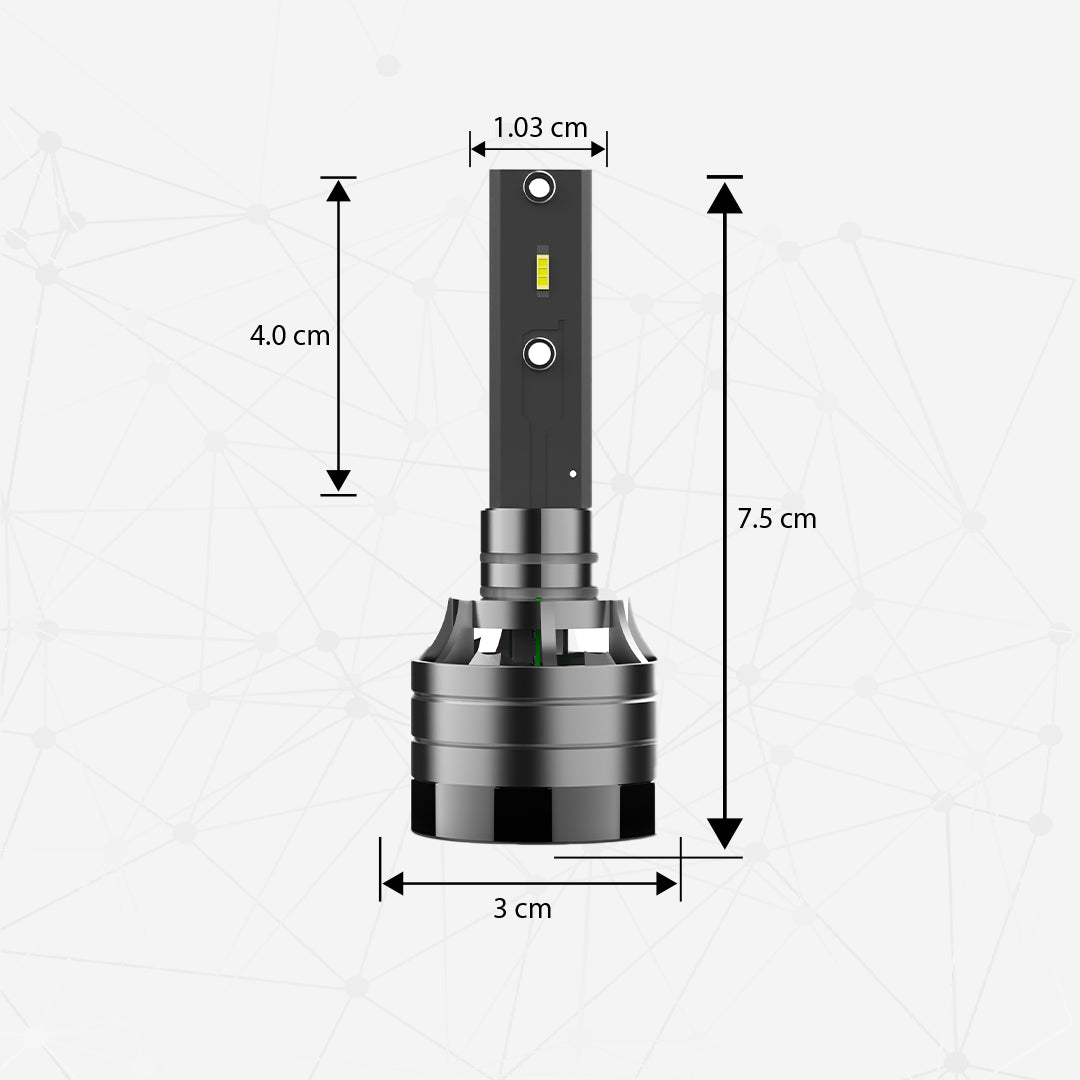 Lâmpada de farol SUPER LED H1