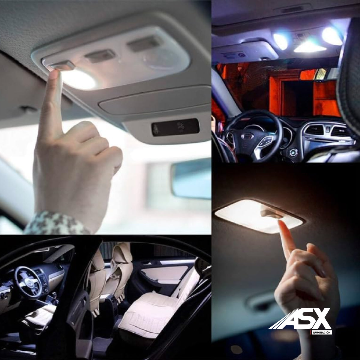 Mini LED Festoon LED Bulb C5W 36mm - 10 units