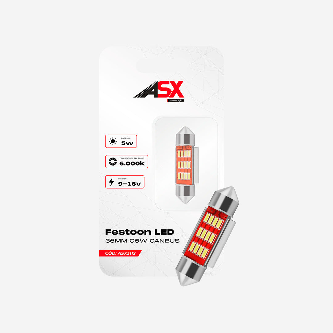 Bombilla Mini LED Festoon C5W 36mm