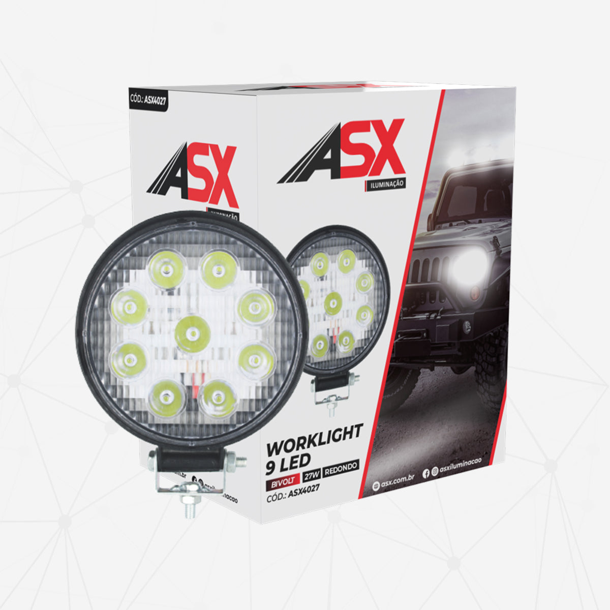 ROUND WORKLIGHT 9 LED