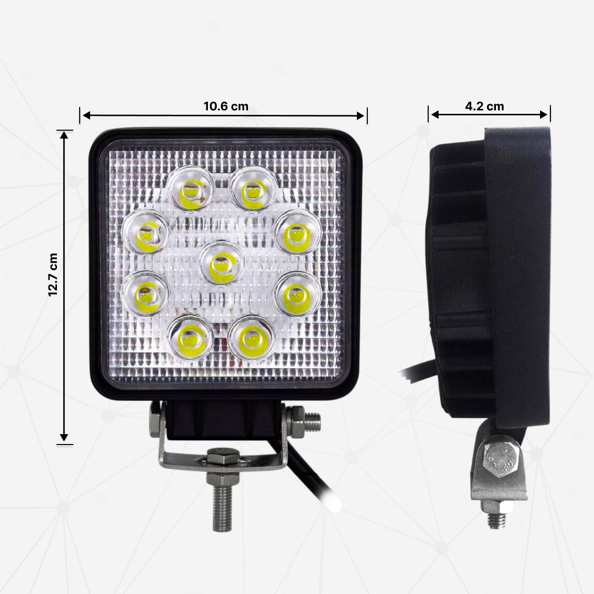 WORKLIGHT CUADRADO 9 LED
