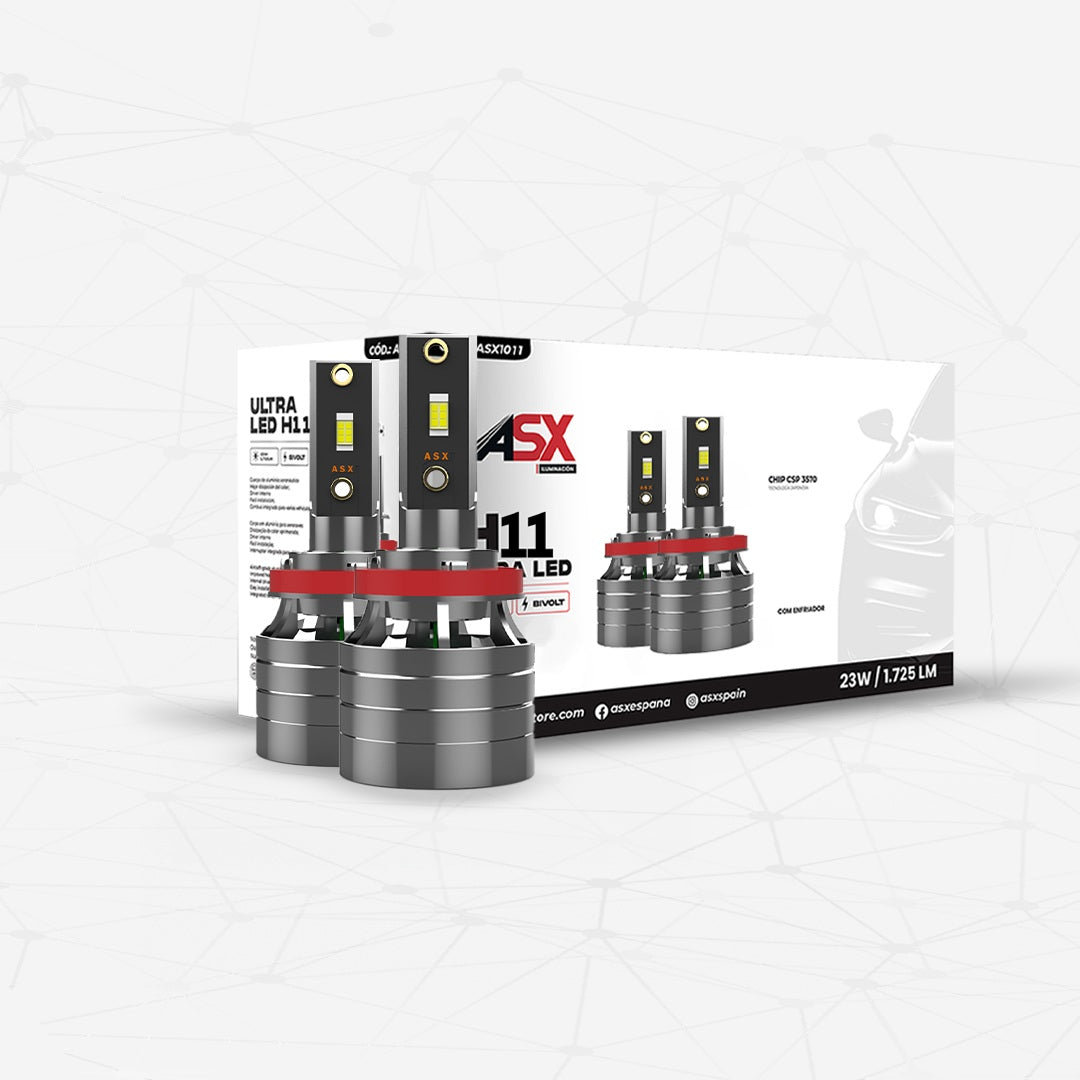 Kit Bombillas faro delantero  ULTRA LED H8 / H9 / H11 / H16