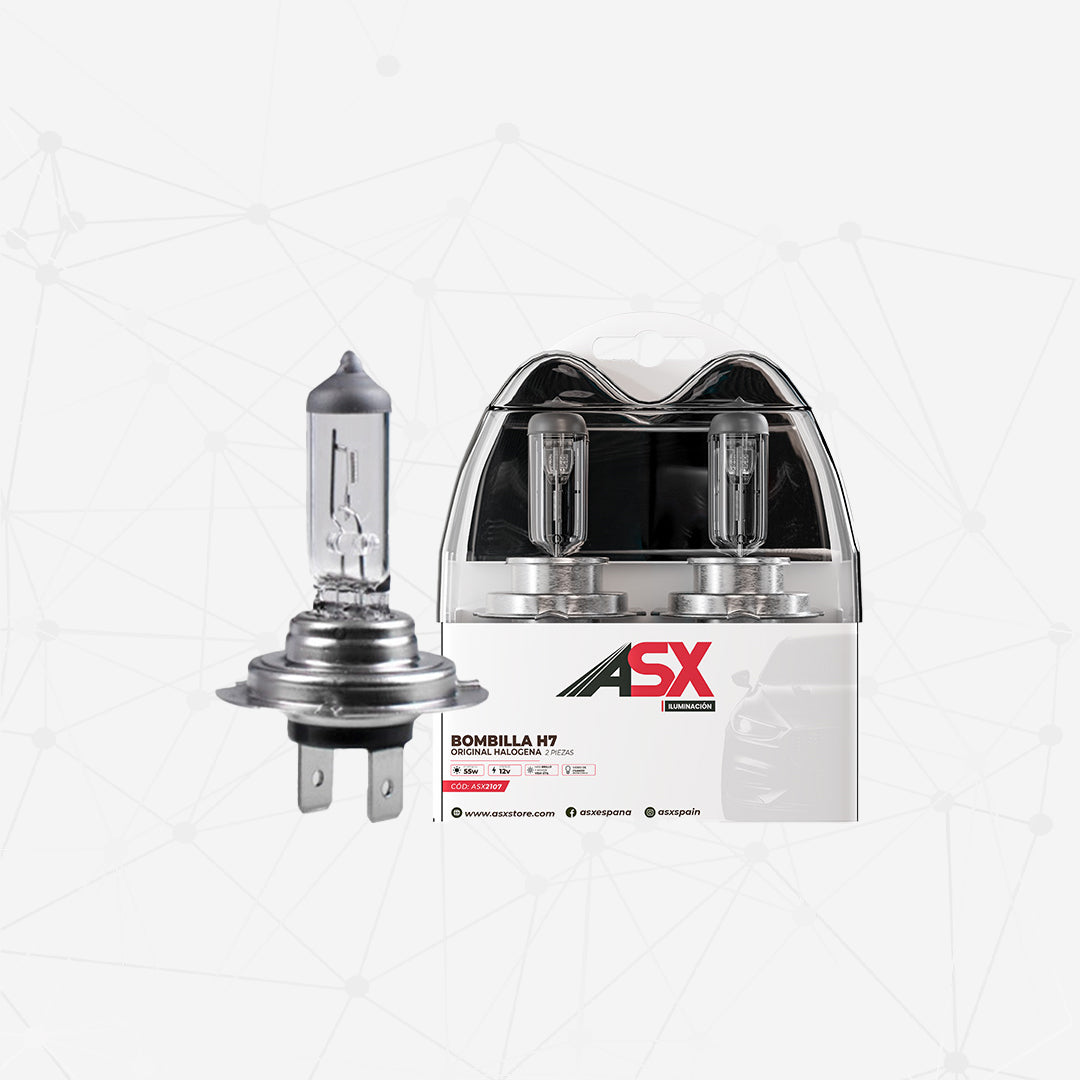 Bombilla faro delantero halógena H7 CLEAR 12V 55W