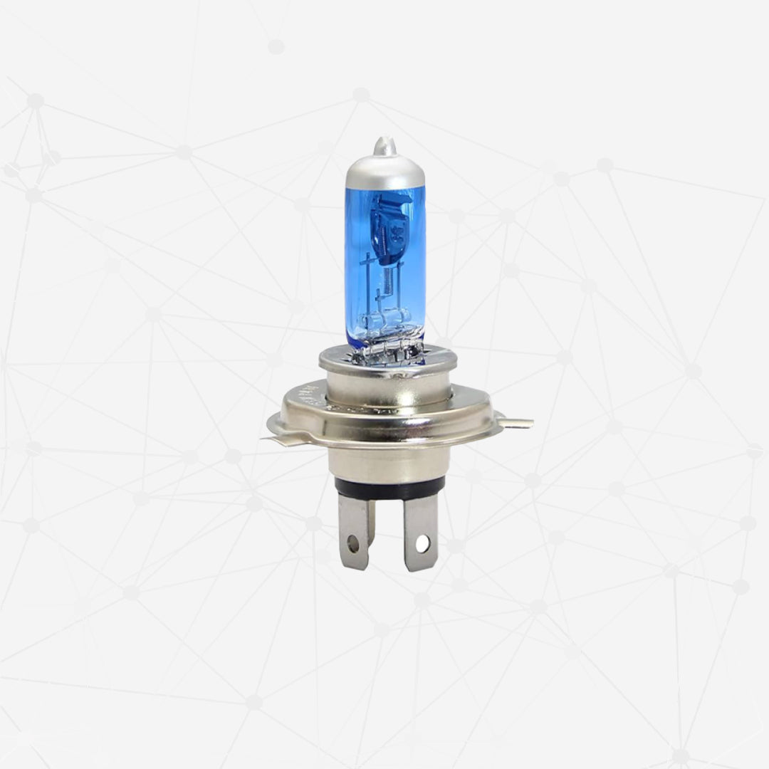 Bombilla faro delantero H4 SUPER WHITE Halógena 12V 55W