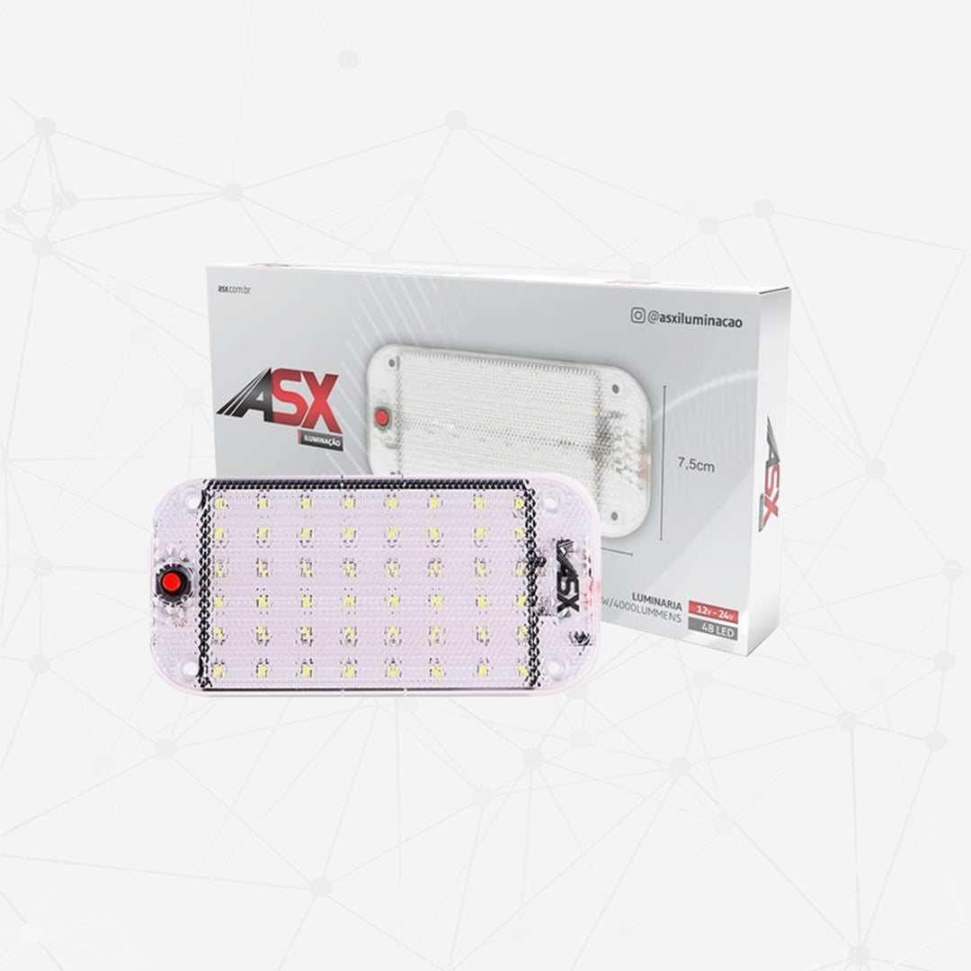 Luminária de interior para veículos 48 LED 12V-48V