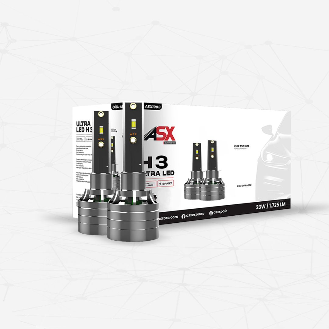 Kit Bombillas faro delantero ULTRA LED H3