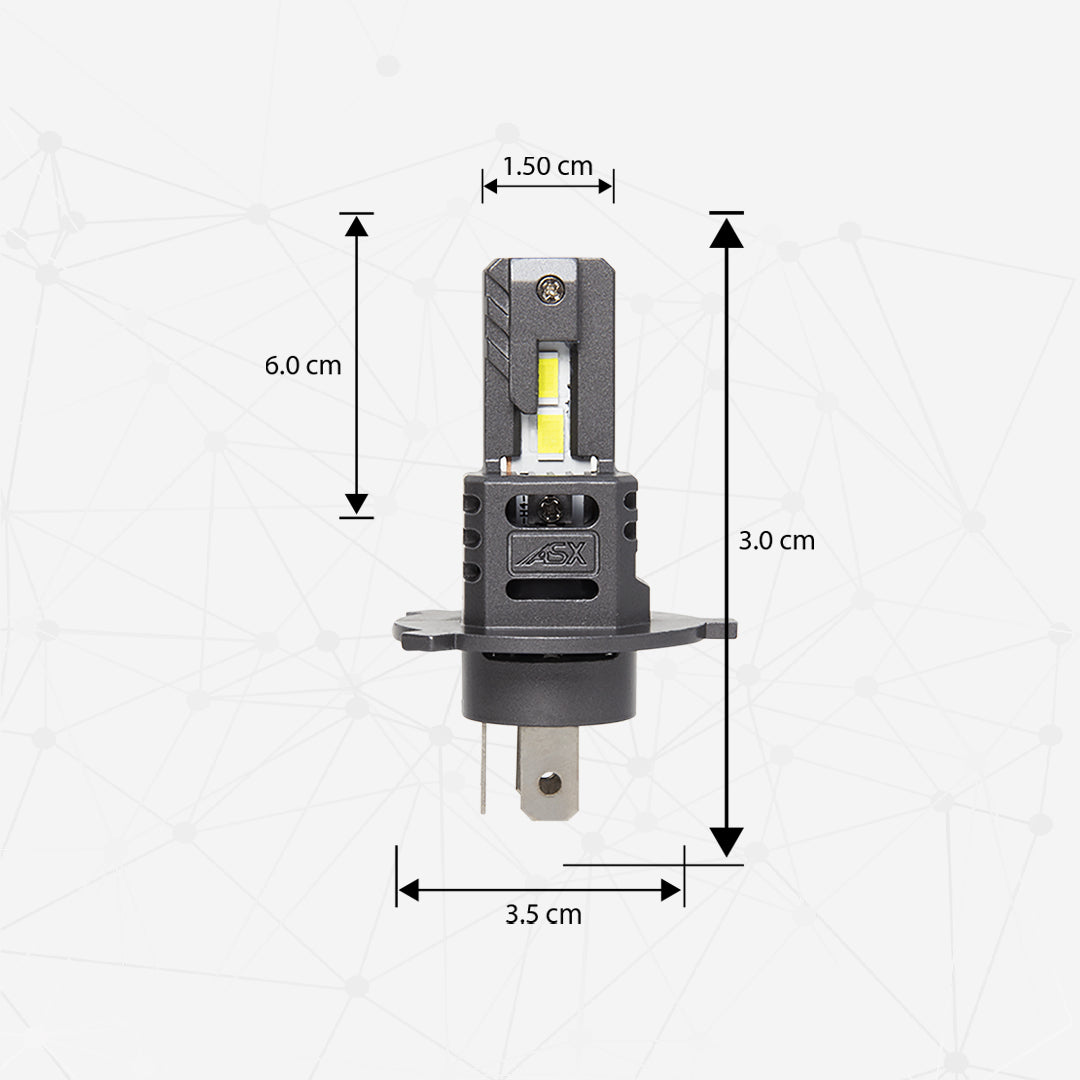 Lâmpadas de farol ECO LIGHT PLUG IN H4 12V