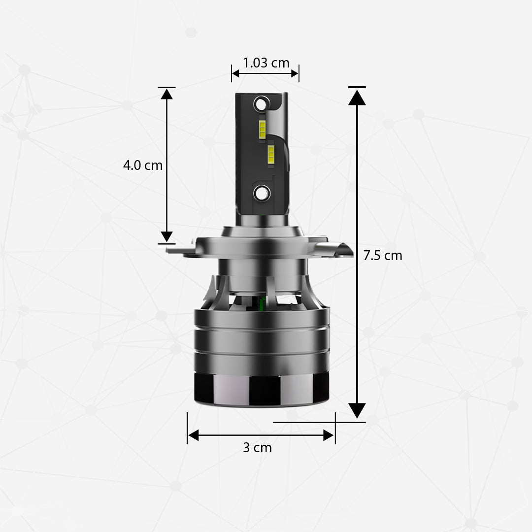 Kit Bombillas faro delantero SUPER LED H4