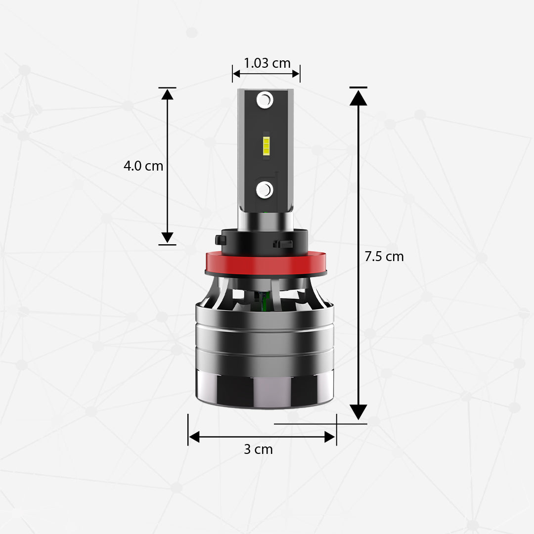 Lâmpada de farol SUPER LED H11