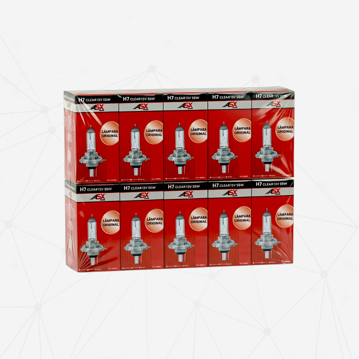 Ampoule de phare halogène H7 CLEAR 12V 55W