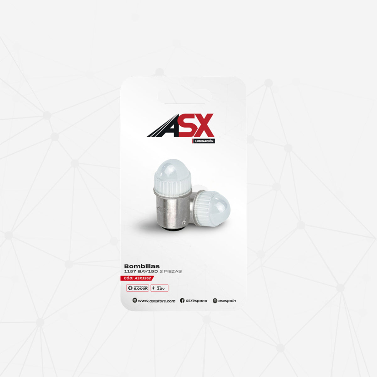 Bombilla Mini LED 1157 P21/5W 12 V 32mm