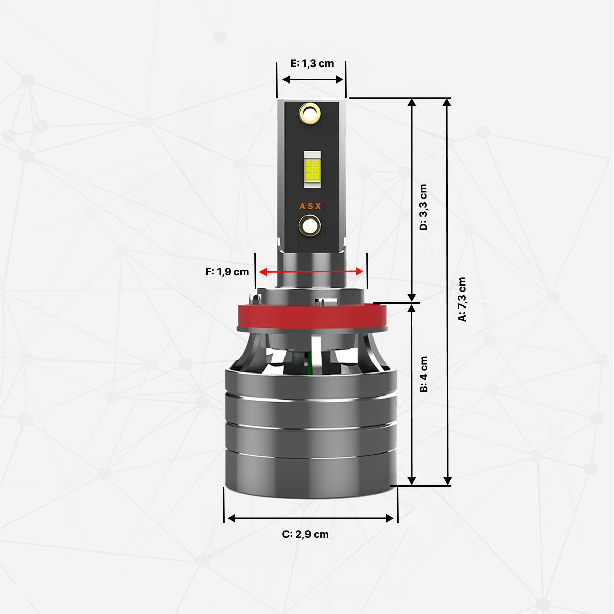 Kit Bombillas faro delantero  ULTRA LED H8 / H9 / H11 / H16 Off Road