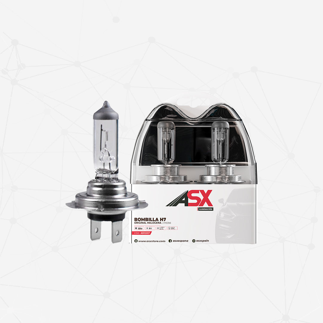 Bombilla faro delantero halógena H7 CLEAR  24V 70W