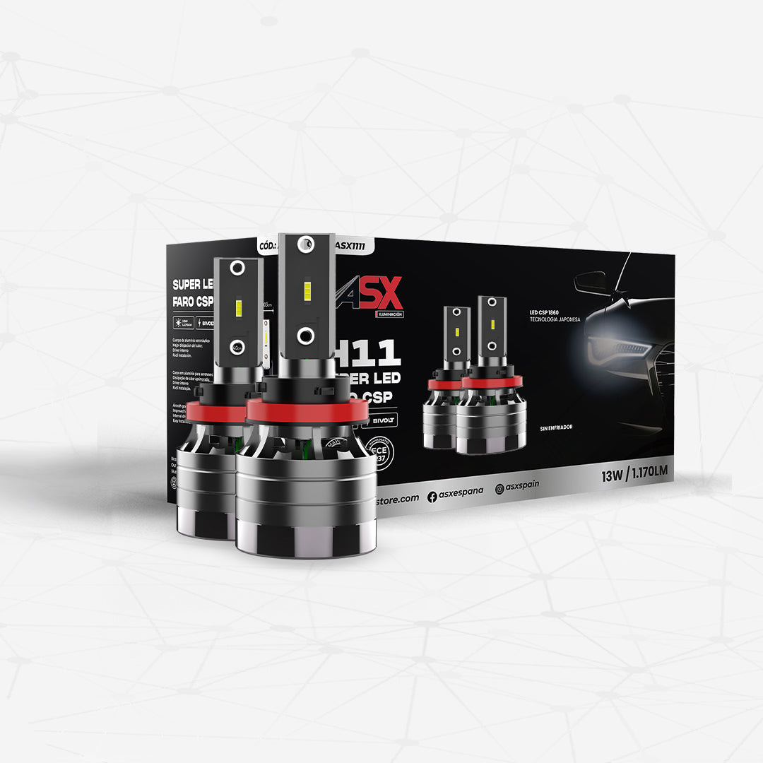 Kit Bombillas faro delantero SUPER LED H11
