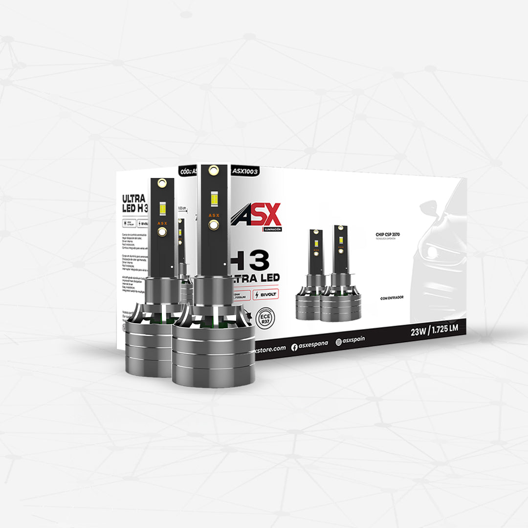 Kit Bombillas faro delantero ULTRA LED H3