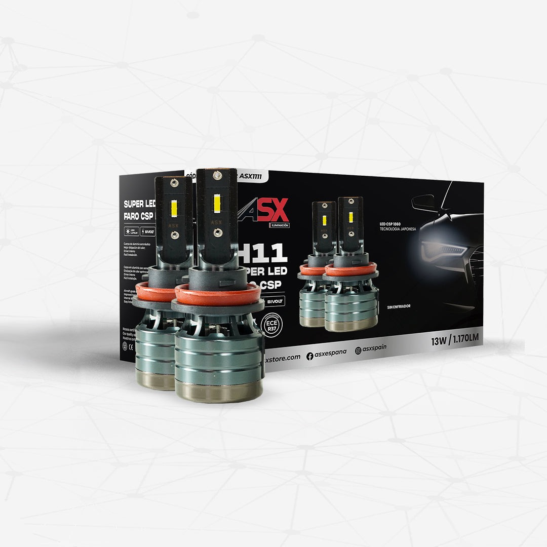 Kit Bombillas faro delantero SUPER LED H11